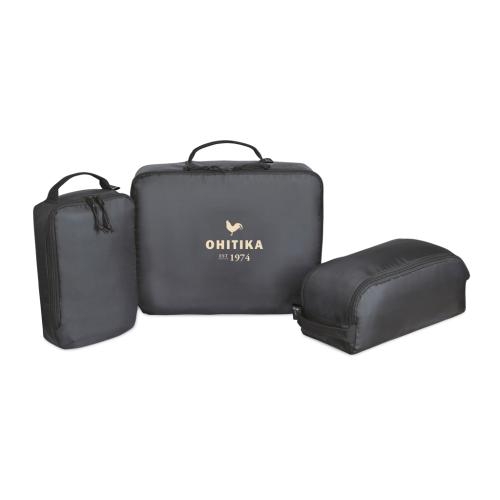3-delige packing cubes Renew AWARE™ zwart