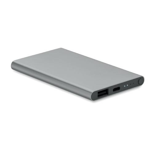 4000 mAh powerbank Type C Powerflat c titanium