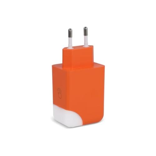 USB-A en USB-C lader 65W Xoopar Ice-G oranje