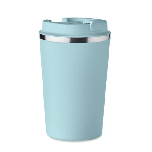 Dubbelwandige rvs drinkbeker Brace babyblauw