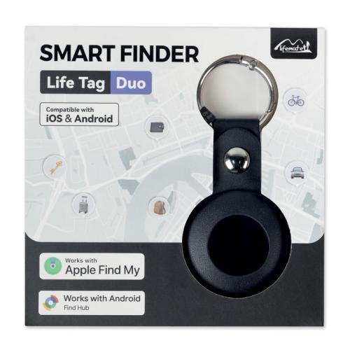 MILI Life Tag Duo sleutelhanger tracker zwart