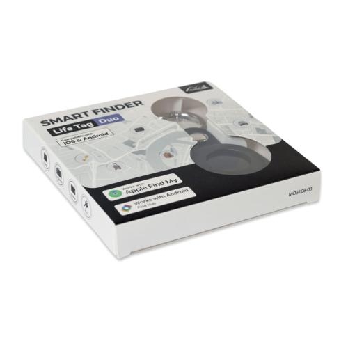MILI Life Tag Duo sleutelhanger tracker zwart