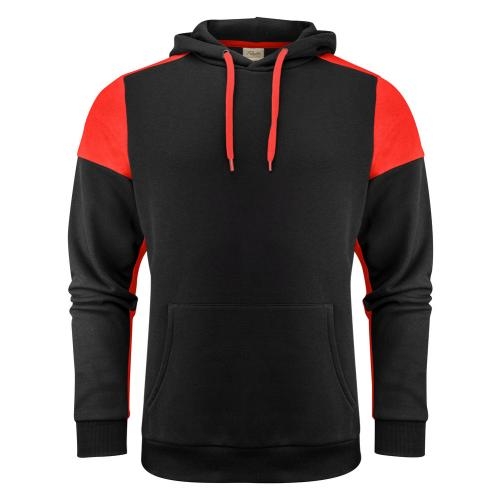 Prime Hoodie Unisex zwart/rood,xl