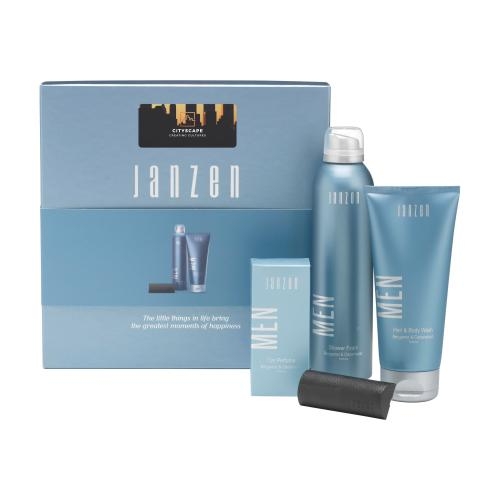 JANZEN giftset men M blauw