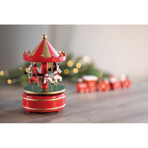 Mini carrousel muziekdoos Whirly multicolour