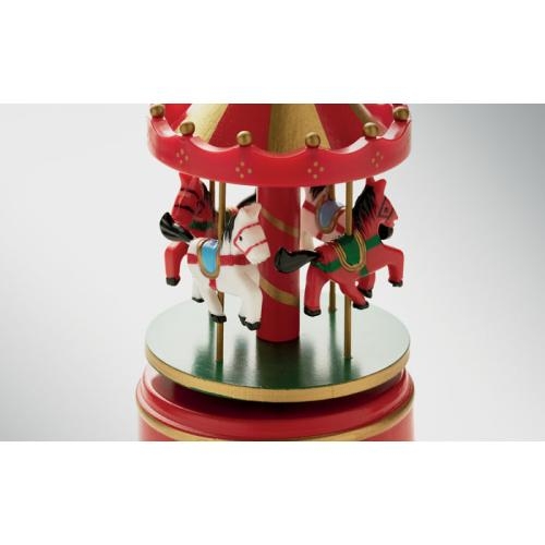 Mini carrousel muziekdoos Whirly multicolour