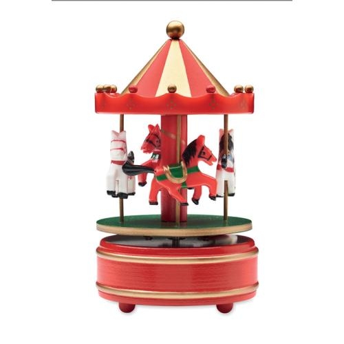 Mini carrousel muziekdoos Whirly multicolour
