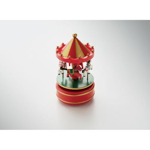 Mini carrousel muziekdoos Whirly multicolour