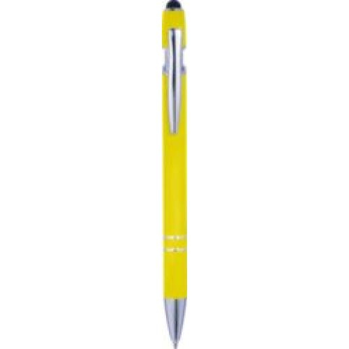 Balpen primo stylus geel