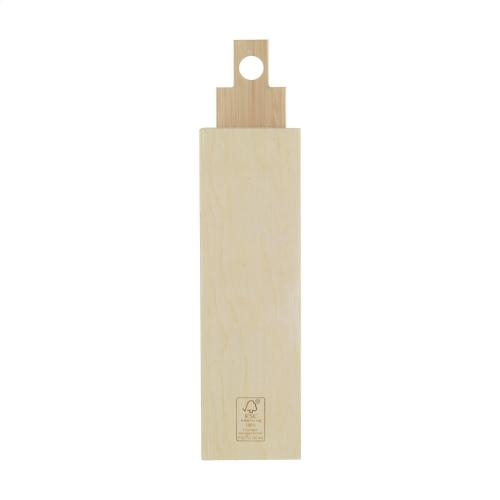 Wijnkist met tapasplank small hout
