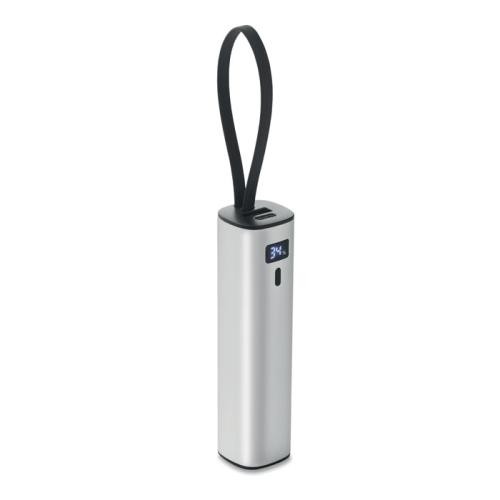 Powerbank 5000mAh PD 20W Powertube mat zilver