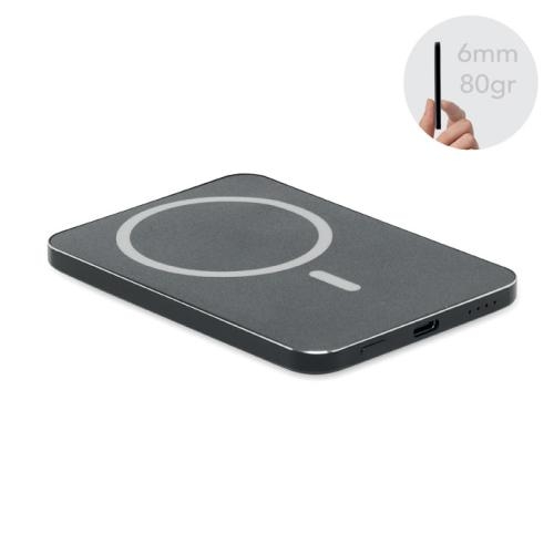 Magnetische powerbank 20W Slimvolt zwart