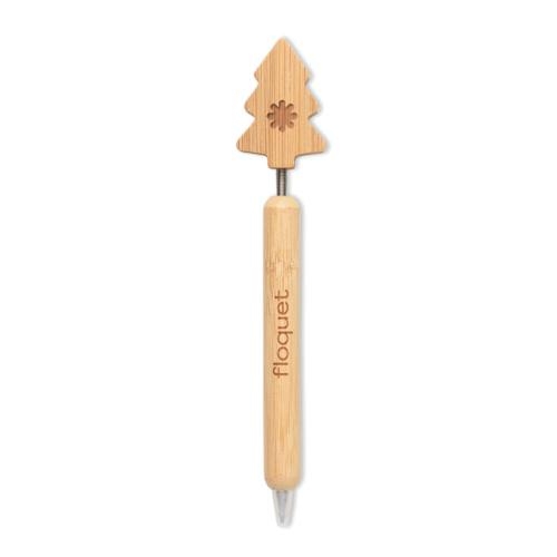 Balpen kerstboom Chrispen hout