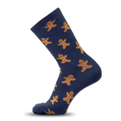 Kerstsokken Candy 43-46 blauw
