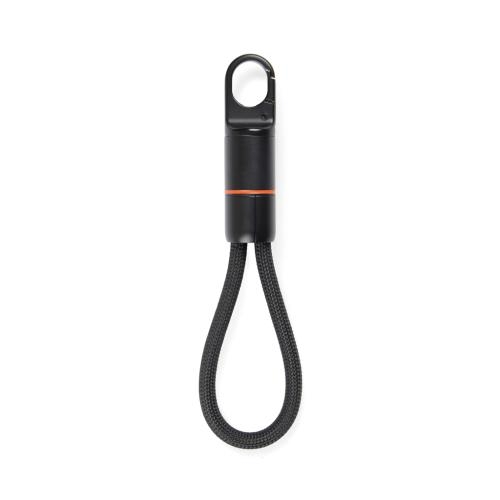 Nordic Drift Everest USB-C 60W snellaadkarabijnkabel zwart