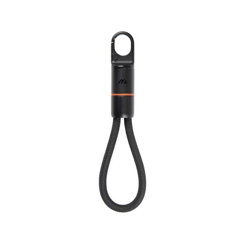 Nordic Drift Everest USB-C 60W snellaadkarabijnkabel zwart