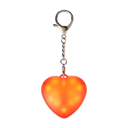 Sleutelhanger met lampje Gleamo rood
