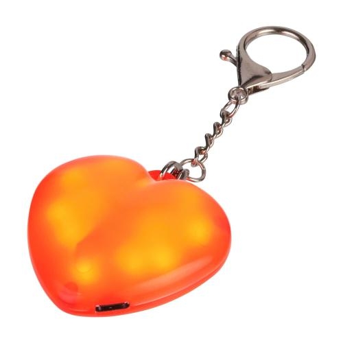 Sleutelhanger met lampje Gleamo rood