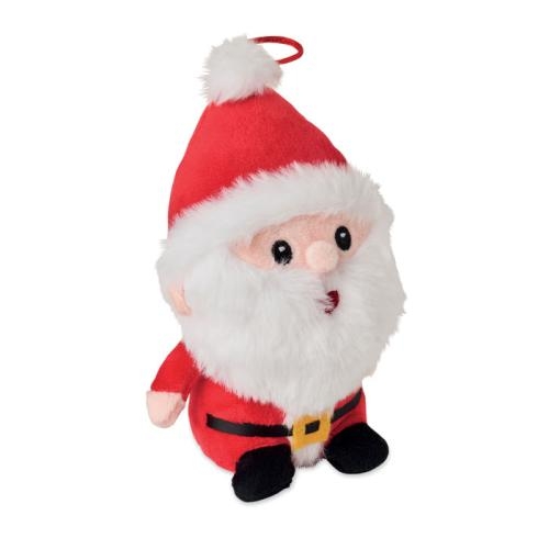 Kerstman knuffel Gleeful rood