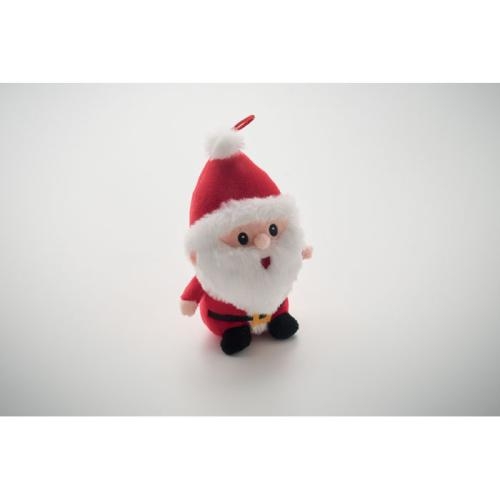 Kerstman knuffel Gleeful rood
