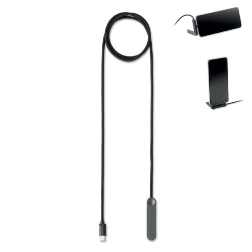 60W USB-C kabel telefoonstand Nifty zwart