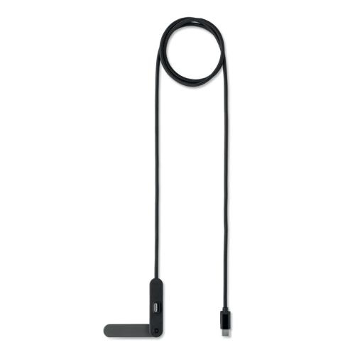 60W USB-C kabel telefoonstand Nifty zwart