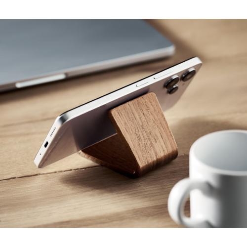 Telefoonstandaard notenhout Hold hout