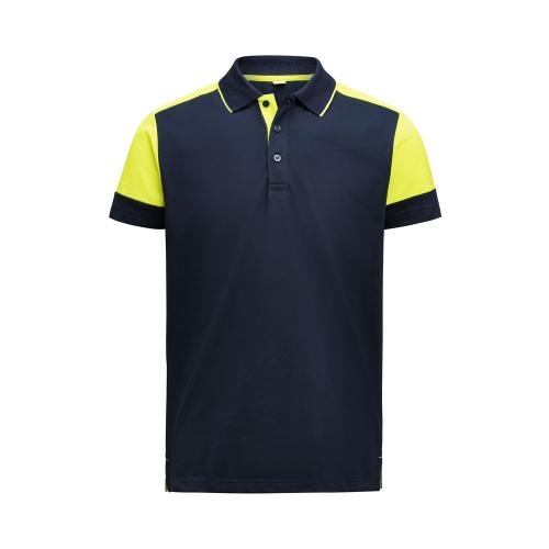 Prime
Polo Heren marine/neon geel,m
