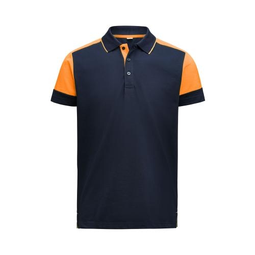 Prime
Polo Heren marine/neon oranje,l