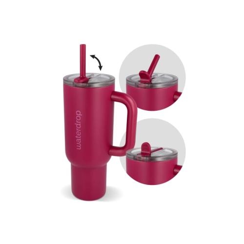 Waterdrop Explorer Thermo Drinkbeker 1.1L donkerroze