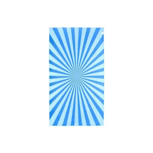 Sneldrogend sublimatie strandlaken | 100x180 cm blauw