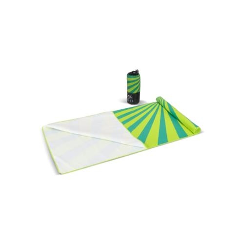 Sneldrogend sublimatie strandlaken | 100x180 cm lichtgroen