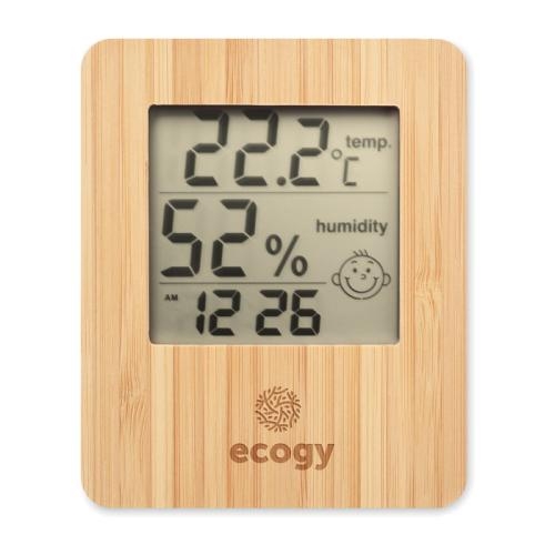 Bamboe weerstation Suncity wood