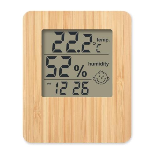 Bamboe weerstation Suncity wood
