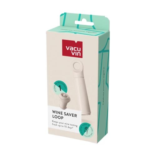 Vacu Vin Wine Saver Loop wijnvacuümpomp sand