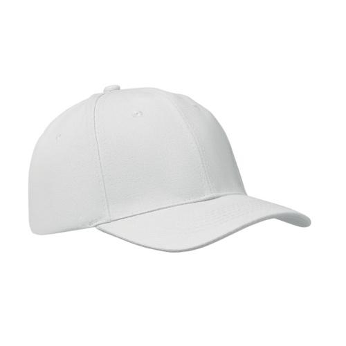 Baseballcap met 6 panelen Buffalo wit