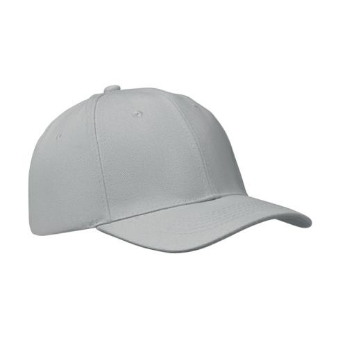 Baseballcap met 6 panelen Buffalo grijs