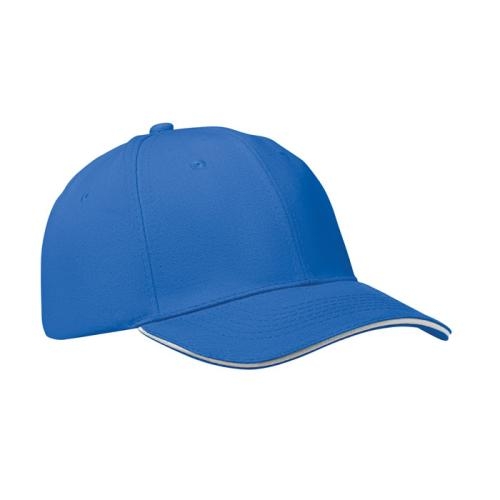 Baseballcap met 6 panelen Buffalo wit/blauw