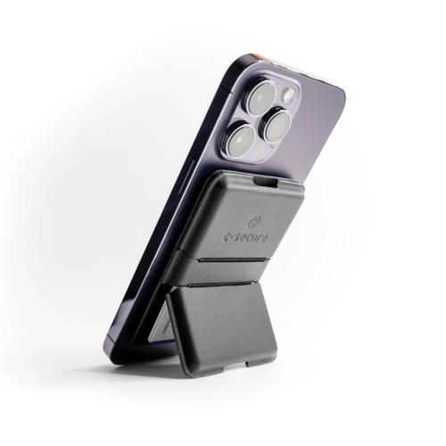 C-Secure MagSafe phone wallet zwart