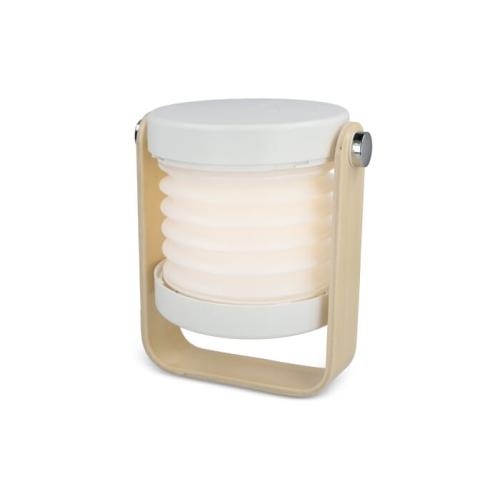 Coollux multi LED-lamp bamboe handvat wit