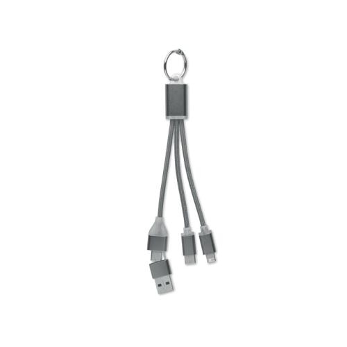 4-in-1 oplaadkabel type-C Blue titanium