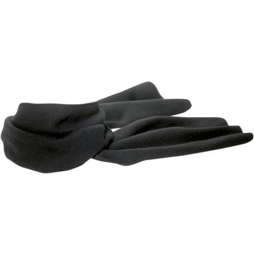 Fleece sjaal zwart