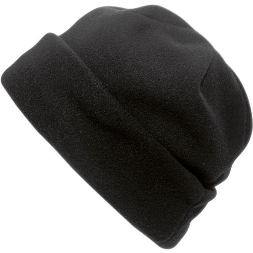Fleece muts blauw