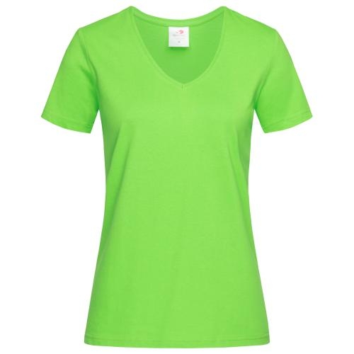 T-shirt Classic-V Woman kiwi,l