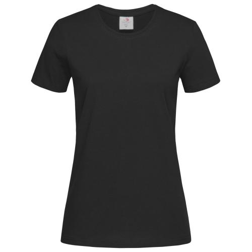 Stedman T-shirt Classic woman black opal,l