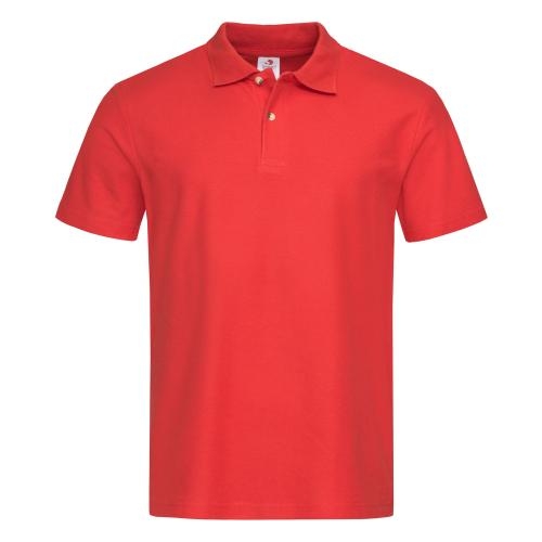 Stedman classic polo scarlet red,l