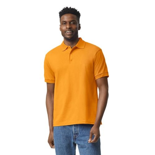 Gilden dryblend adult jersey polo goud,l