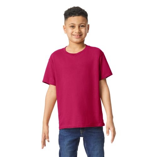 Gildan heavyweight kinder T-shirt cardinal red,l