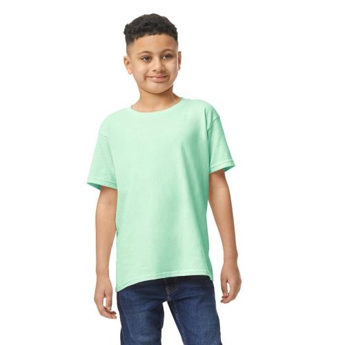 Gildan heavyweight kinder T-shirt mint green,l