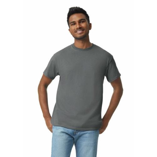 Gildan Heavy Cotton T charcoal,l